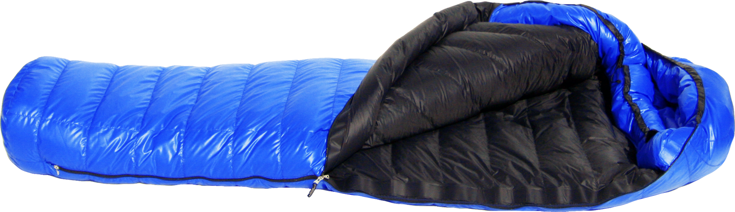 Lightweight alpine sleeping bag