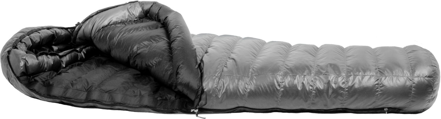Wide cold-weather sleeping bag