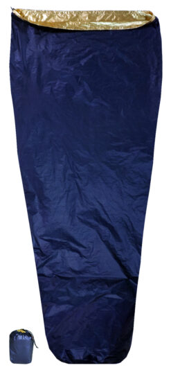 Stay warm and dry with the HotSac™ vapor barrier liner for winter camping. Blocks heat loss, protects insulation, and weighs only 3.5 oz. Ideal for cold trips.