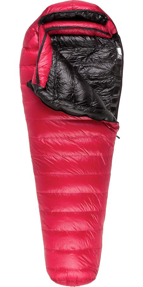 Wide three-season sleeping bag