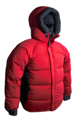 Expedition down parka with mobility