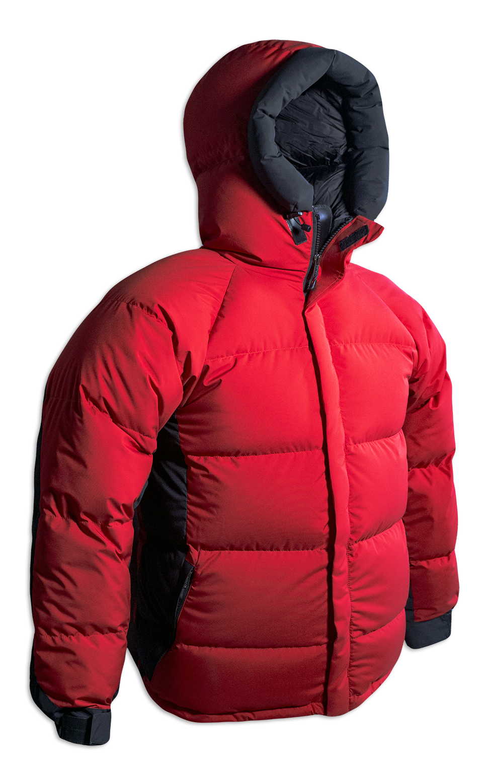 Expedition down parka with mobility